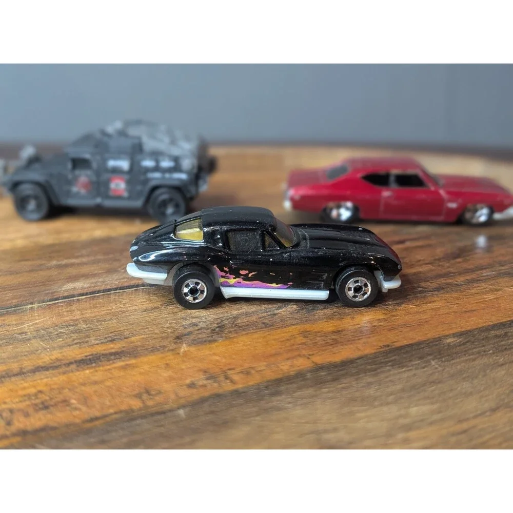 Vintage Diecast Toy Car Lot of 12 Mixed Loose Cars NASCAR Style Hot Wheels Match